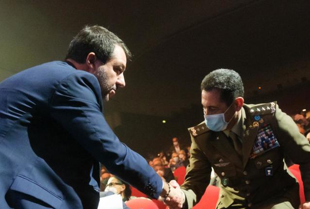 Commissario Emilia, Salvini avanza l'ipotesi Figliuolo. Foto Lapresse Commissario Emilia, Salvini avanza l'ipotesi Figliuolo. Foto Lapresse