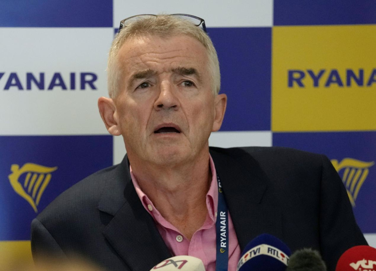 Ryanair, Michael O'Leary. Foto Lapresse Ryanair, Michael O'Leary. Foto Lapresse