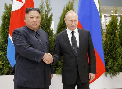 Kim Jong Un e Vladimir Putin
