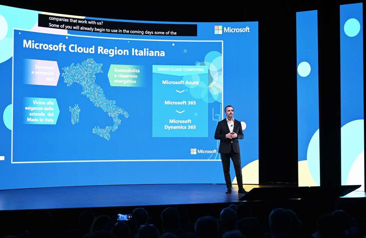 Microsoft annuncia la prima cloud region in Italia. 2023 Photo credit Nick Zonna