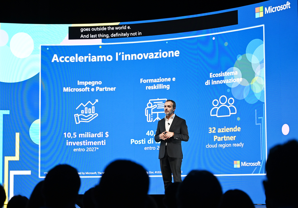 Microsoft annuncia la prima cloud region in Italia. 2023 Photo credit Nick Zonna
