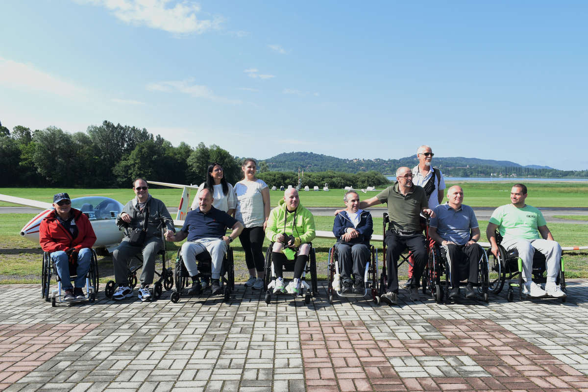 La disabilità in cielo senza barriere. 2023 Photo credit Nick Zonna La disabilità in cielo senza barriere. 2023 Photo credit Nick Zonna