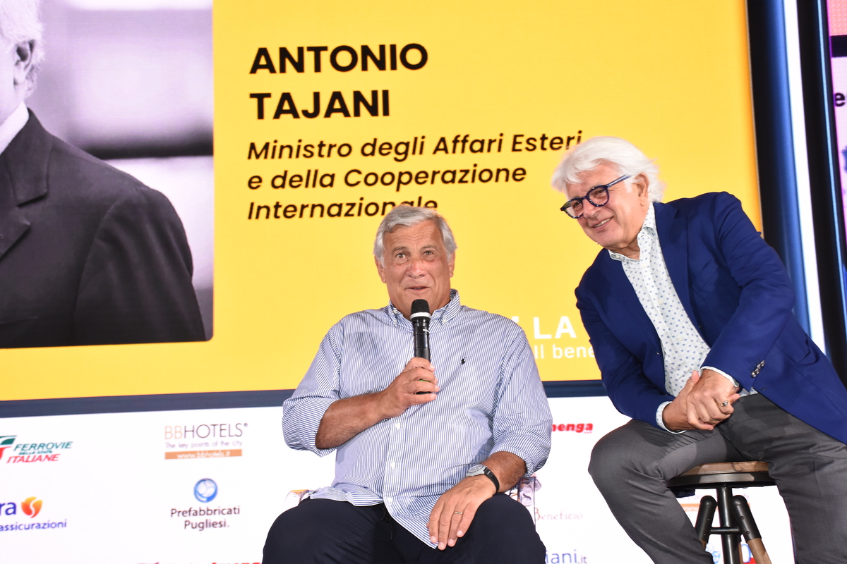 Antonio Tajani e Angelo Maria Perrino. Foto: Nick Zonna Antonio Tajani e Angelo Maria Perrino. Foto: Nick Zonna