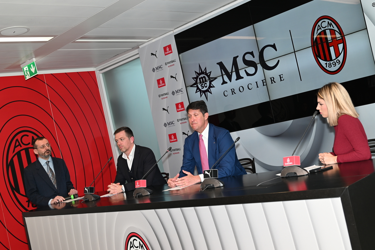 MSC Crociere e AC Milan un futuro ambizioso viaggi e sport. Foto: Nick Zonna MSC Crociere e AC Milan un futuro ambizioso viaggi e sport. Foto: Nick Zonna