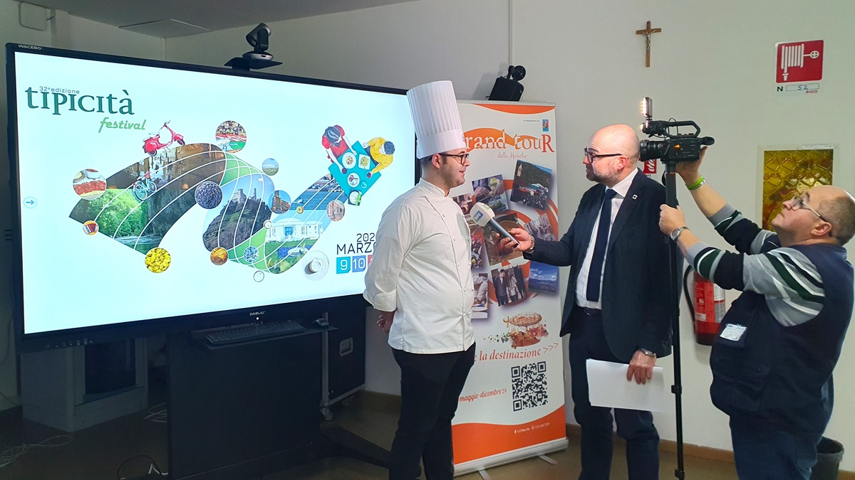 Conferenza stampa per Tipicità 2024 - Interviste agli chef Conferenza stampa per Tipicità 2024 - Interviste agli chef