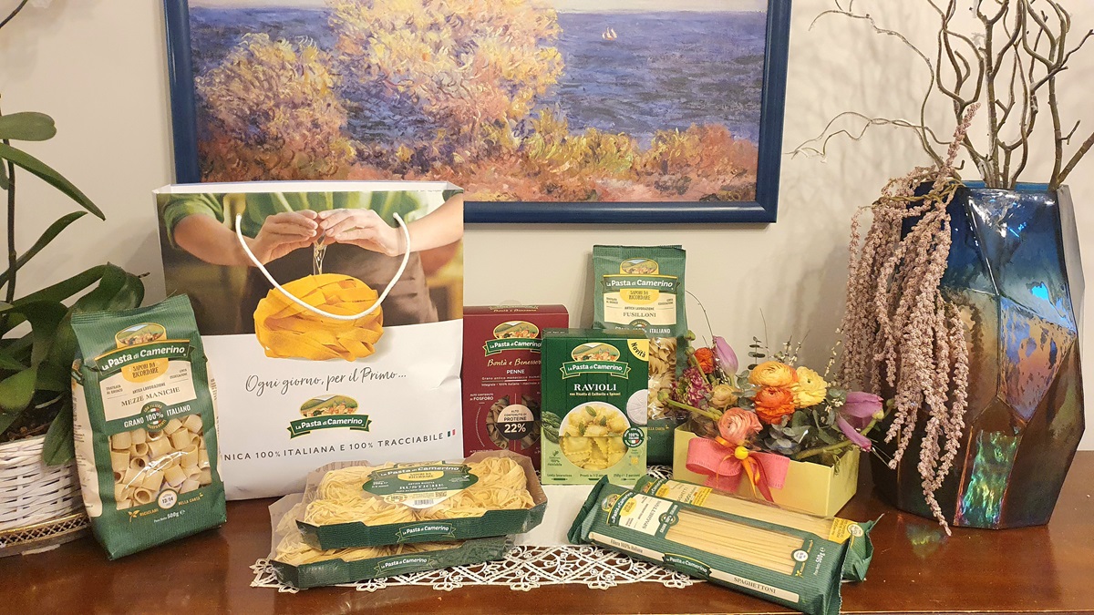 Alcuni prodotti de La Pasta di Camerino Alcuni prodotti de La Pasta di Camerino