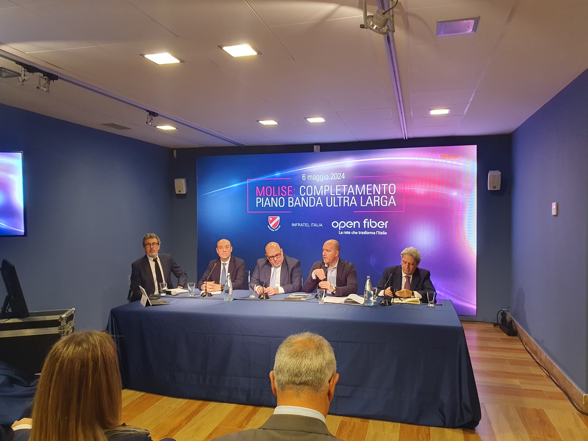 Open Fiber: annunciato il completamento del Piano BUL in Molise Open Fiber: annunciato il completamento del Piano BUL in Molise