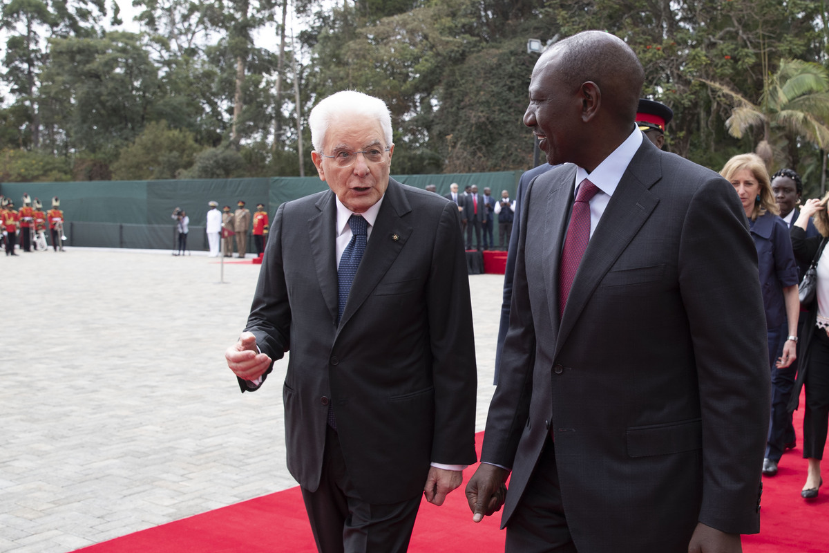 Mattarella a Nairobi, visita di Stato di tre giorni in Kenya Mattarella a Nairobi, visita di Stato di tre giorni in Kenya