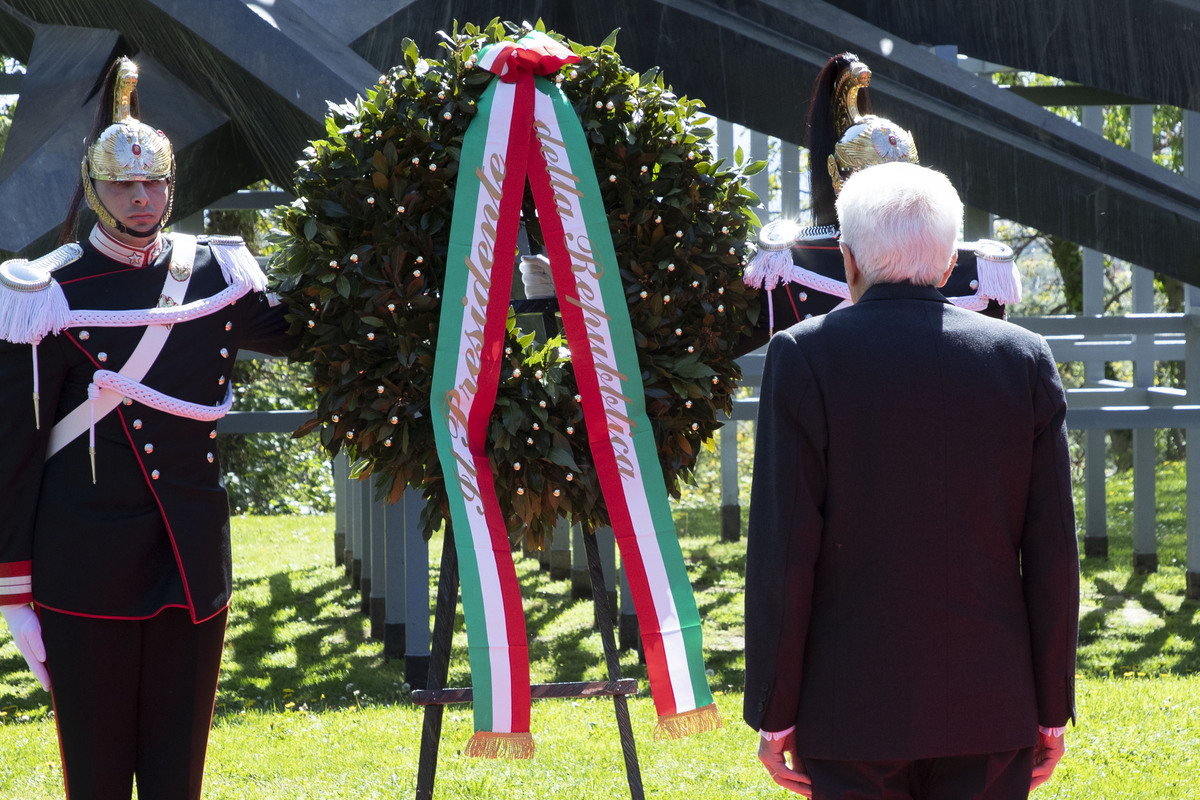 Il Presidente Mattarella in visita a Cuneo per il 25 aprile Il Presidente Mattarella in visita a Cuneo per il 25 aprile