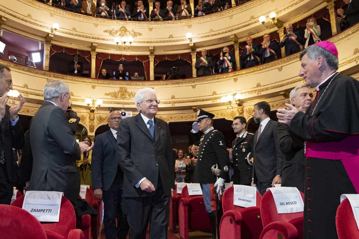 Il Presidente Mattarella in visita a Cuneo per il 25 aprile Il Presidente Mattarella in visita a Cuneo per il 25 aprile