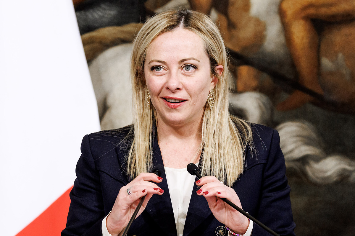 Il Primo ministro Giorgia Meloni Il Primo ministro Giorgia Meloni