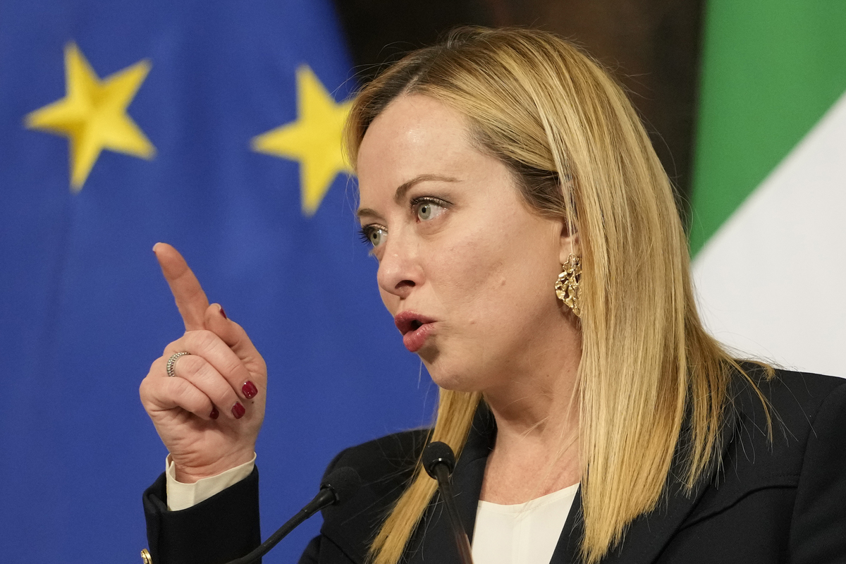 Il Primo ministro Giorgia Meloni Il Primo ministro Giorgia Meloni