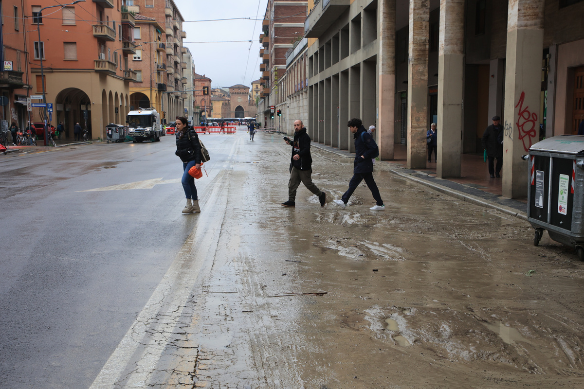 Bologna, i danni per il maltempo Bologna, i danni per il maltempo