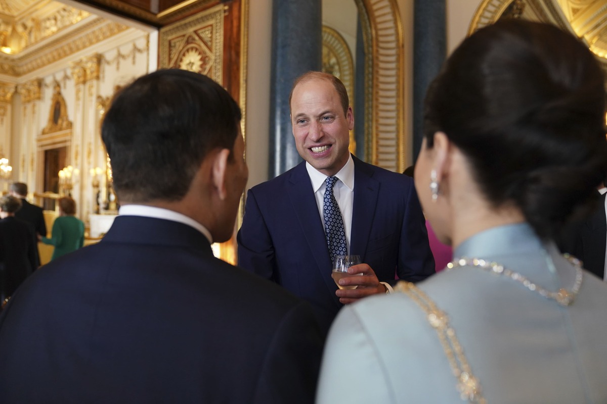 Gli invitati all’incoronazione di Re Carlo partecipano al ricevimento a Buckingham Palace Gli invitati all’incoronazione di Re Carlo partecipano al ricevimento a Buckingham Palace