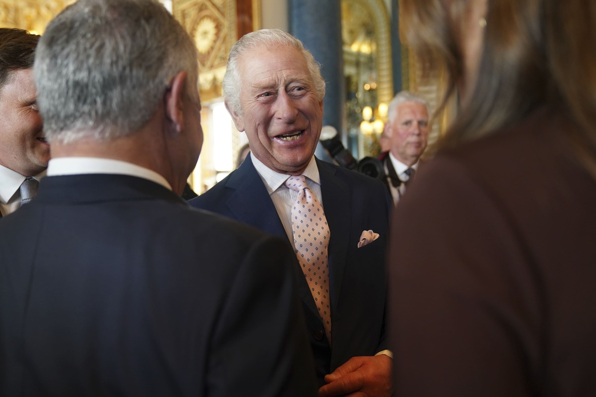Gli invitati all’incoronazione di Re Carlo partecipano al ricevimento a Buckingham Palace Gli invitati all’incoronazione di Re Carlo partecipano al ricevimento a Buckingham Palace