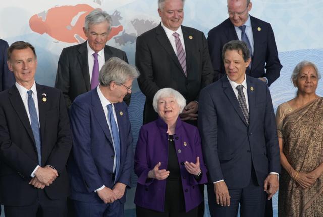 I ministri delle Finanze del G7 in Giappone I ministri delle Finanze del G7 in Giappone