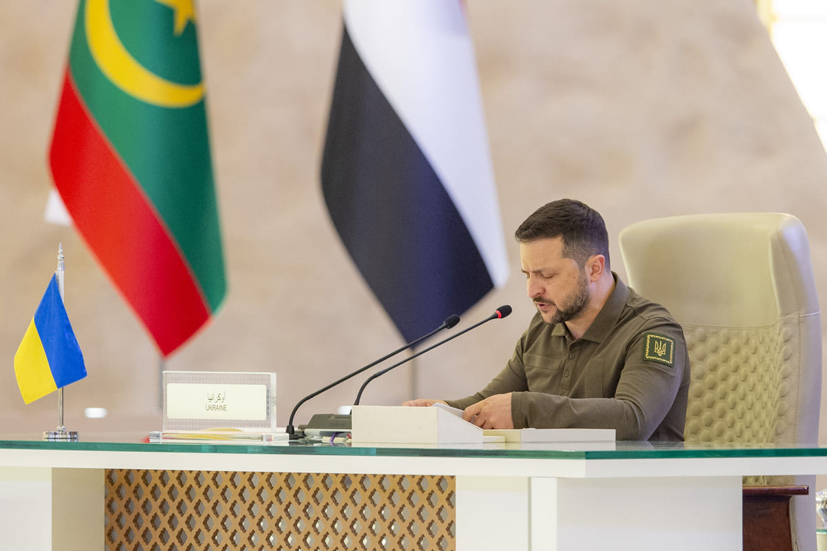 Zelensky a Gedda per il summit della Lega araba Zelensky a Gedda per il summit della Lega araba