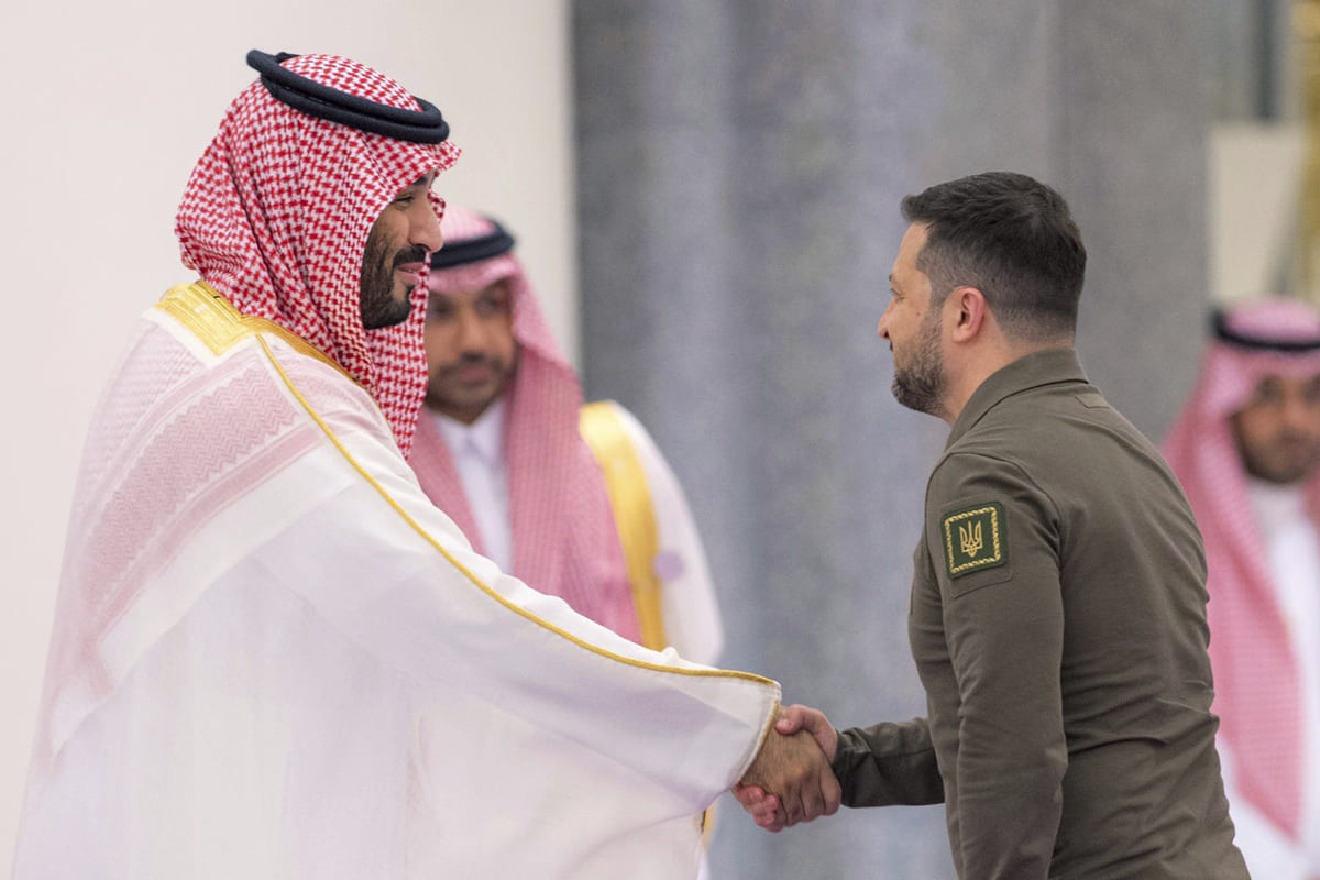 Zelensky a Gedda per il summit della Lega araba Zelensky a Gedda per il summit della Lega araba