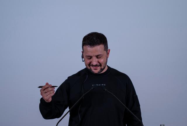 Il presidente ucraino Volodymyr Zelensky Il presidente ucraino Volodymyr Zelensky