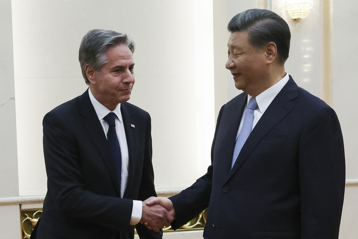 Antony Blinken incontra a Pechino Xi Jinping Antony Blinken incontra a Pechino Xi Jinping