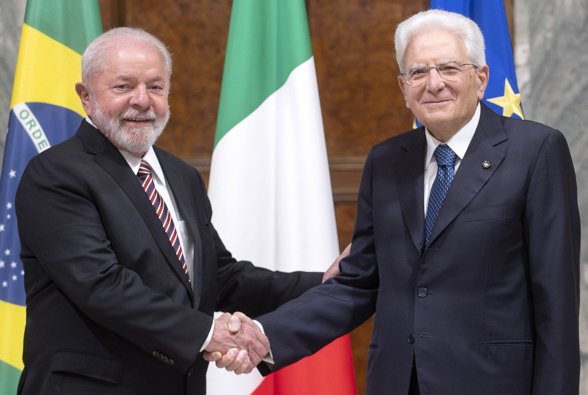 Il Presidente della Repubblica Sergio Mattarella con l'omologo brasiliano Ignácio Lula Il Presidente della Repubblica Sergio Mattarella con l'omologo brasiliano Ignácio Lula