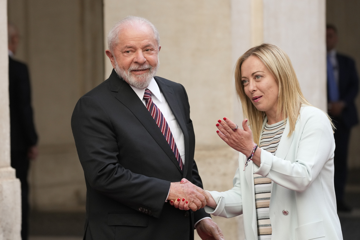 Palazzo Chigi - Giorgia Meloni incontra Luiz Inácio Lula da Silva Palazzo Chigi - Giorgia Meloni incontra Luiz Inácio Lula da Silva