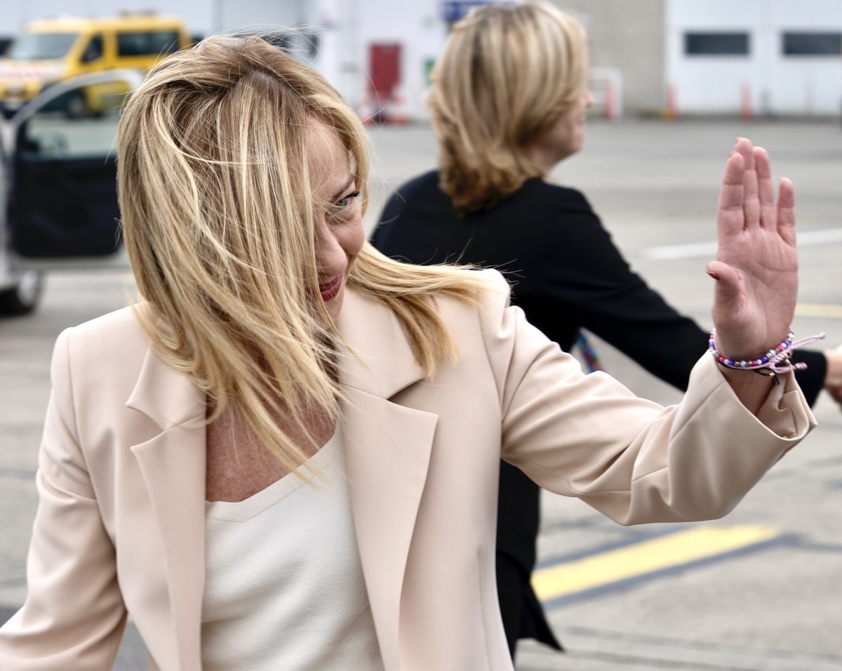 Giorgia Meloni al Consiglio Europeo a Bruxelles