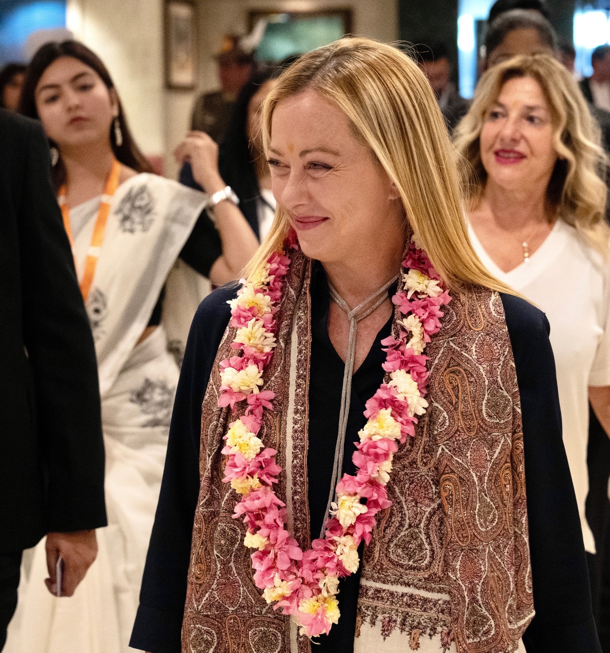 La Presidente Giorgia Meloni in India per il G20 La Presidente Giorgia Meloni in India per il G20