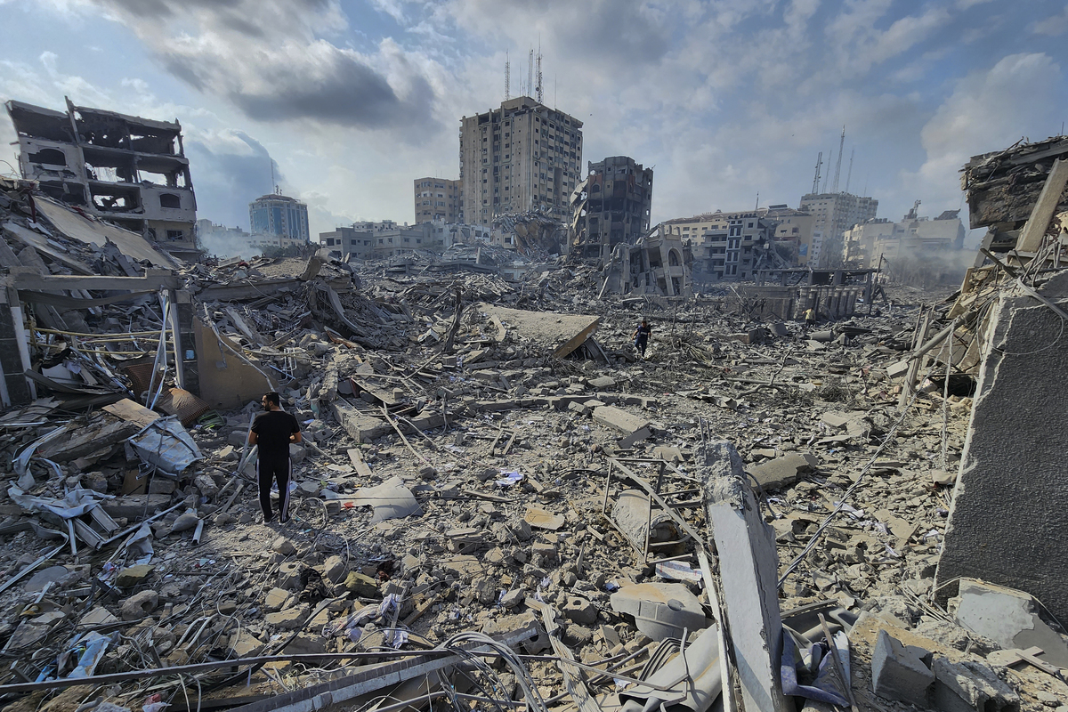 Gaza, la distruzione dopo gli attacchi israeliani Gaza, la distruzione dopo gli attacchi israeliani
