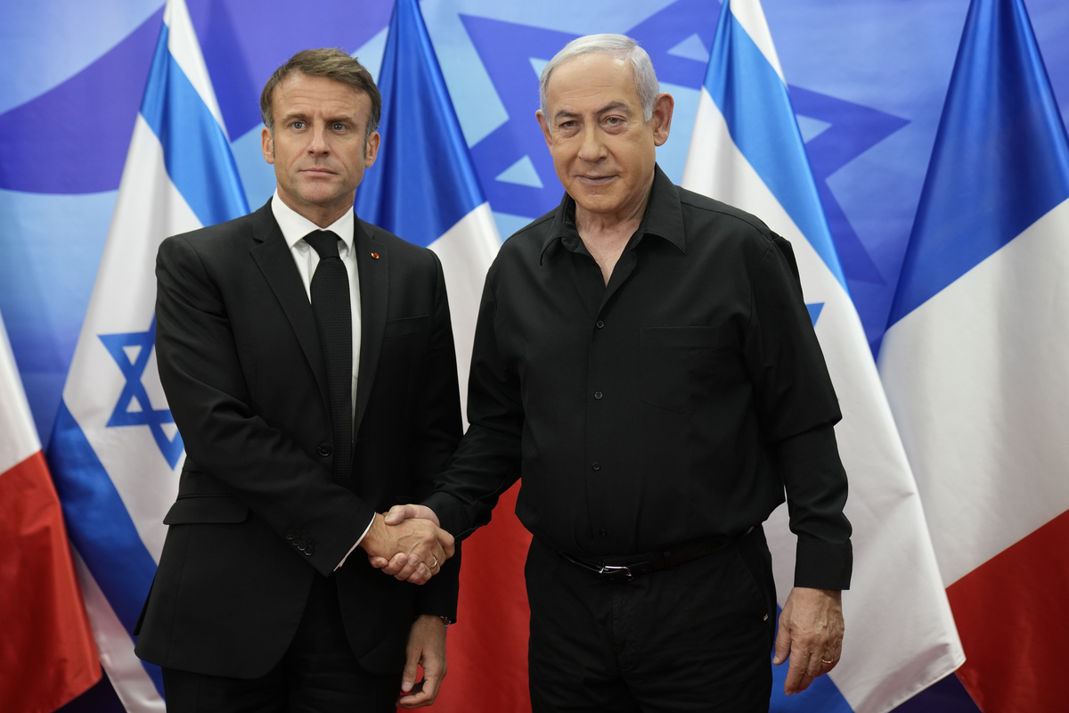 Emmanuel Macron in visita in Israele Emmanuel Macron in visita in Israele