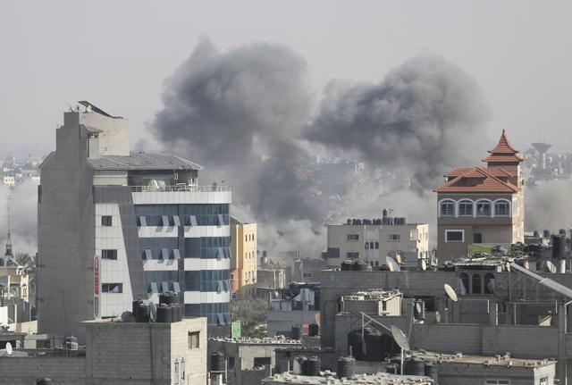 Una fase della guerra a Gaza Una fase della guerra a Gaza
