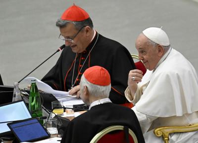 Papa Francesco durante il Sinodo dei Vescovi - 20esima Congregazione Generale