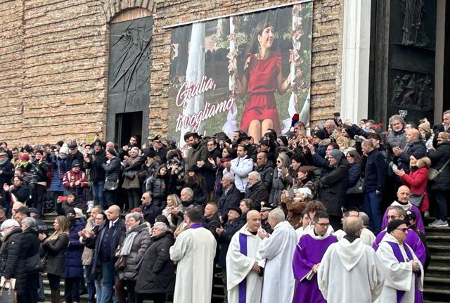 Funerale Giulia Cecchetin a Padova Funerale Giulia Cecchetin a Padova