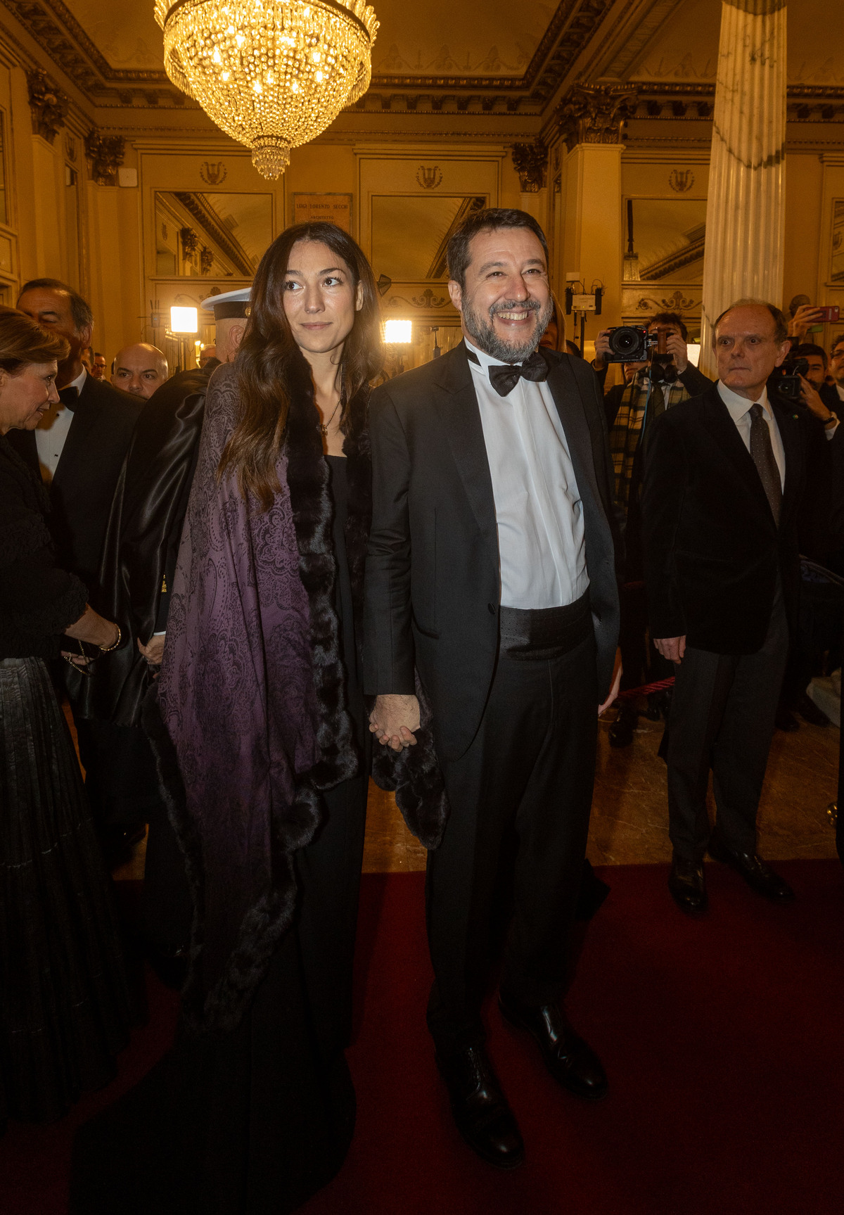 Matteo Salvini e Francesca Verdini Matteo Salvini e Francesca Verdini