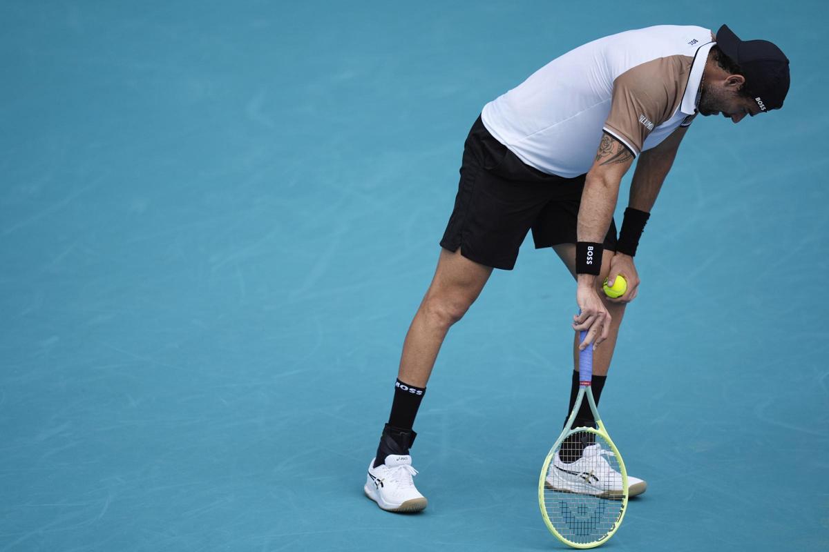 Matteo Berrettini (foto Lapresse) Matteo Berrettini (foto Lapresse)