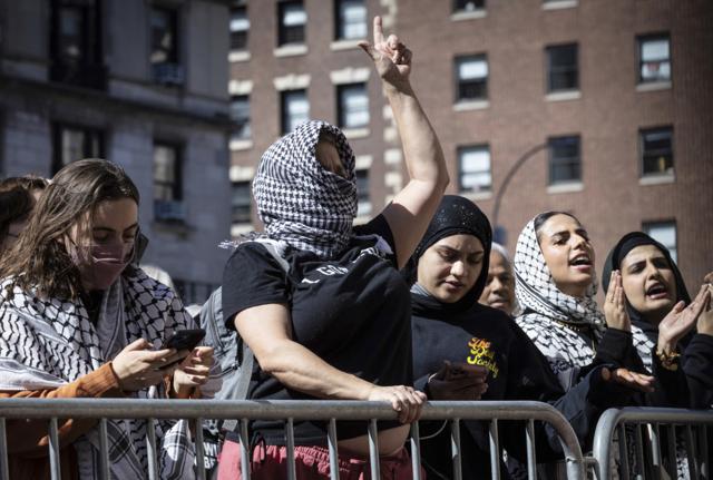 Proteste pro Gaza alla Columbia University di New York Proteste pro Gaza alla Columbia University di New York