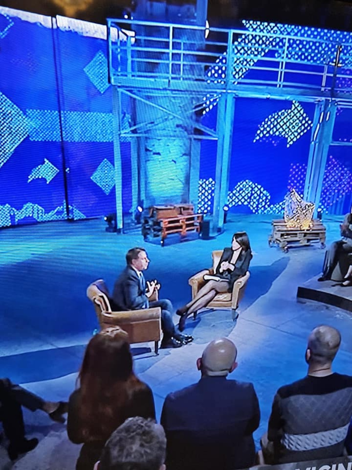 Nunzia De Girolamo e Giuseppe Conte Nunzia De Girolamo e Giuseppe Conte