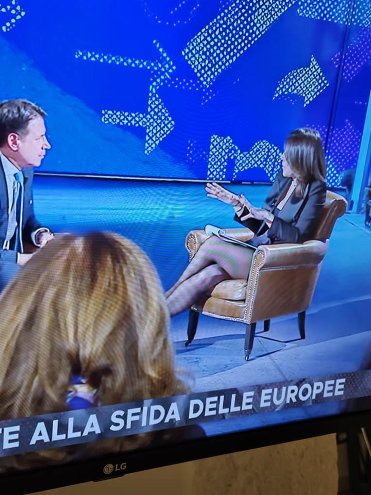 Nunzia De Girolamo e Giuseppe Conte Nunzia De Girolamo e Giuseppe Conte