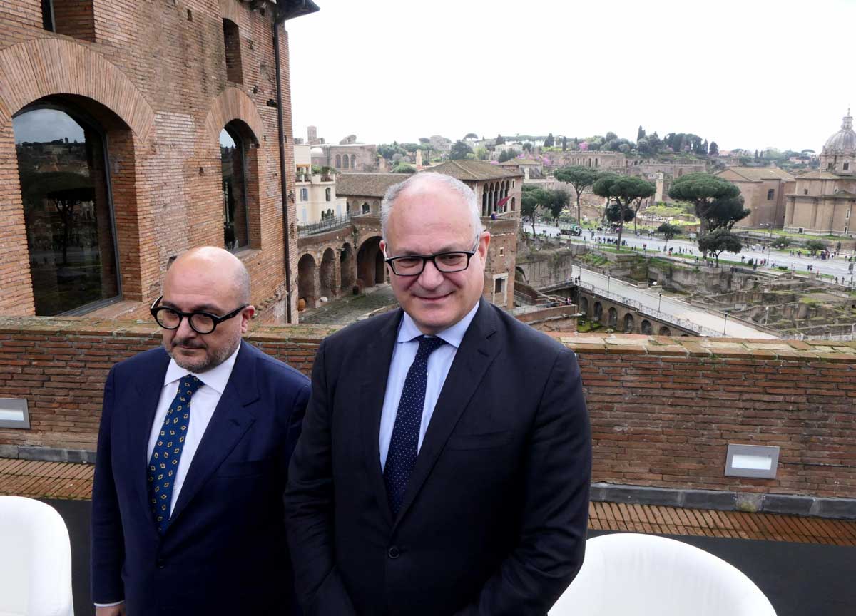 Gualtieri e Sangiuliano Gualtieri e Sangiuliano