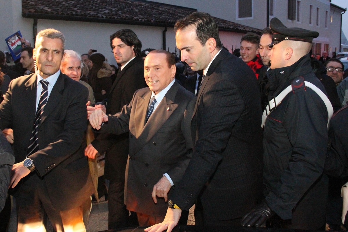 Silvio Berlusconi al Gruppo Green Power di Mirano nel 2013 Silvio Berlusconi al Gruppo Green Power di Mirano nel 2013