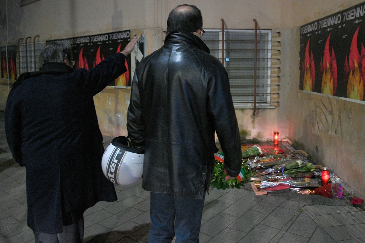 Roma, 41esimo anniversario strage di Acca Larentia Roma, 41esimo anniversario strage di Acca Larentia