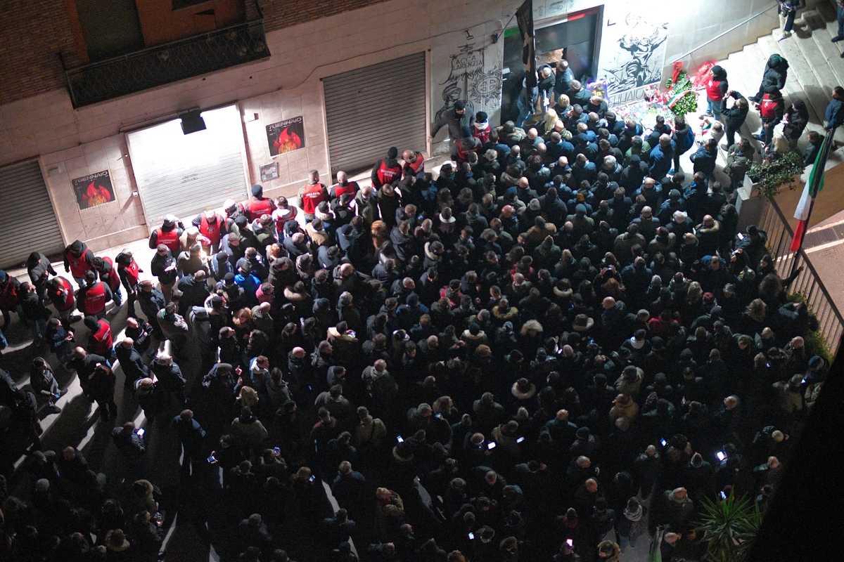 Roma, 41esimo anniversario strage di Acca Larentia Roma, 41esimo anniversario strage di Acca Larentia