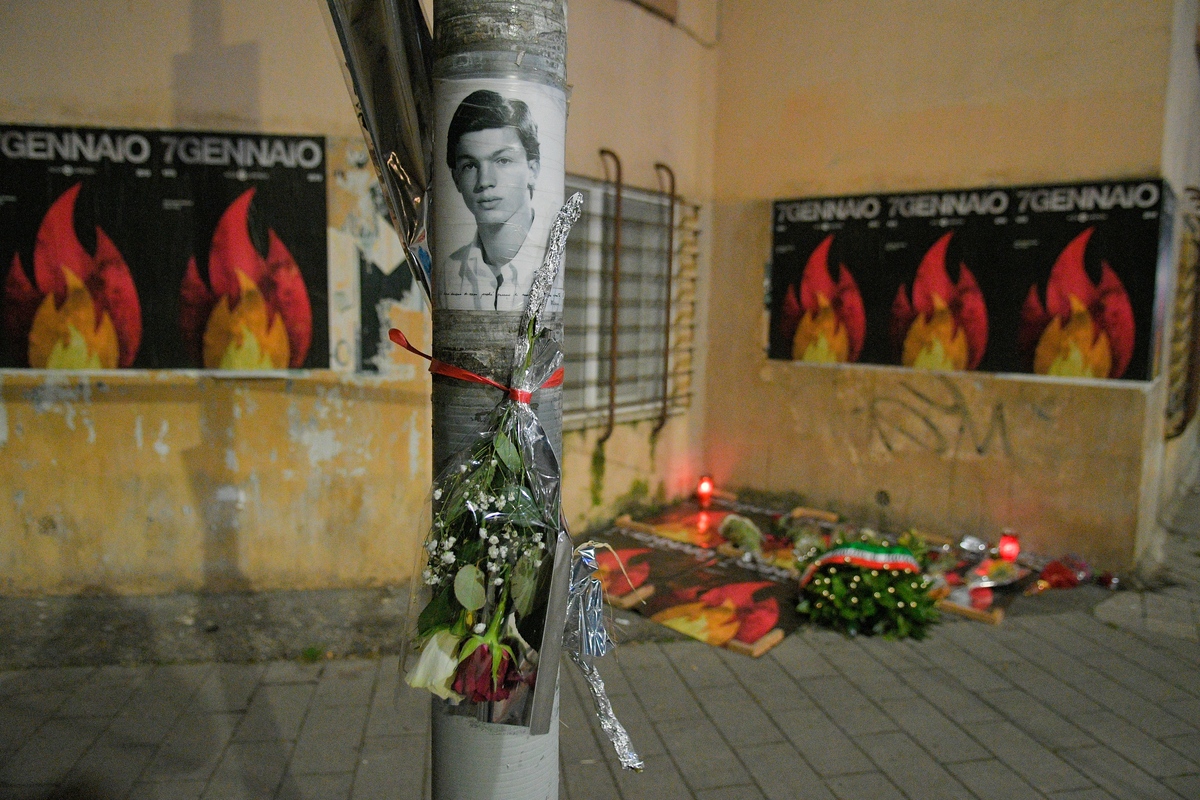 Roma, 41esimo anniversario strage di Acca Larentia Roma, 41esimo anniversario strage di Acca Larentia