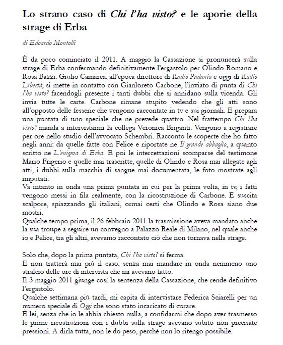 libro Olindo e Rosa
