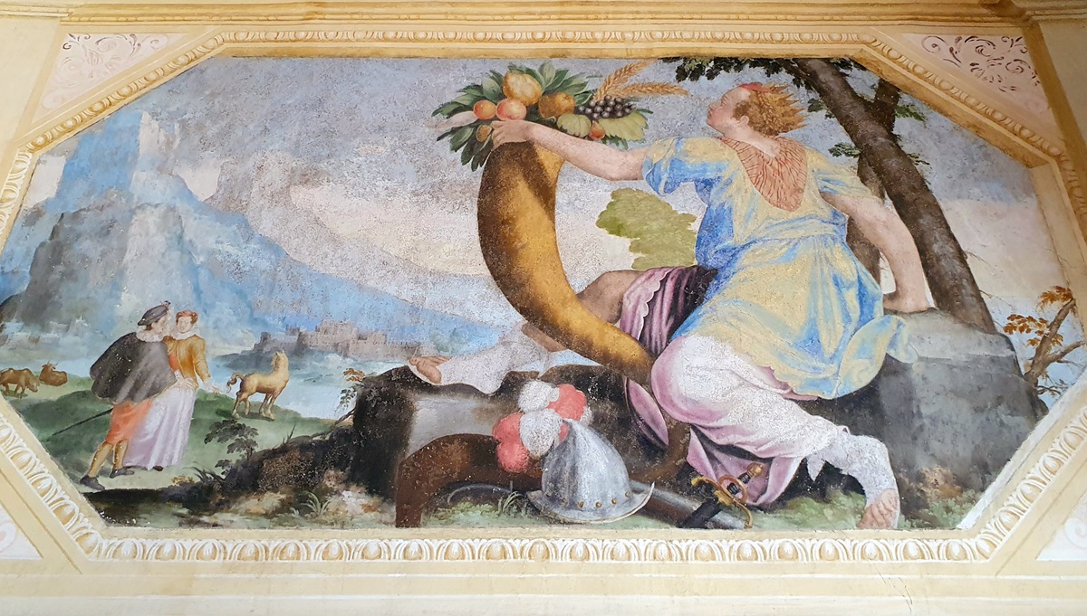 Gli affreschi di Castel Velturno