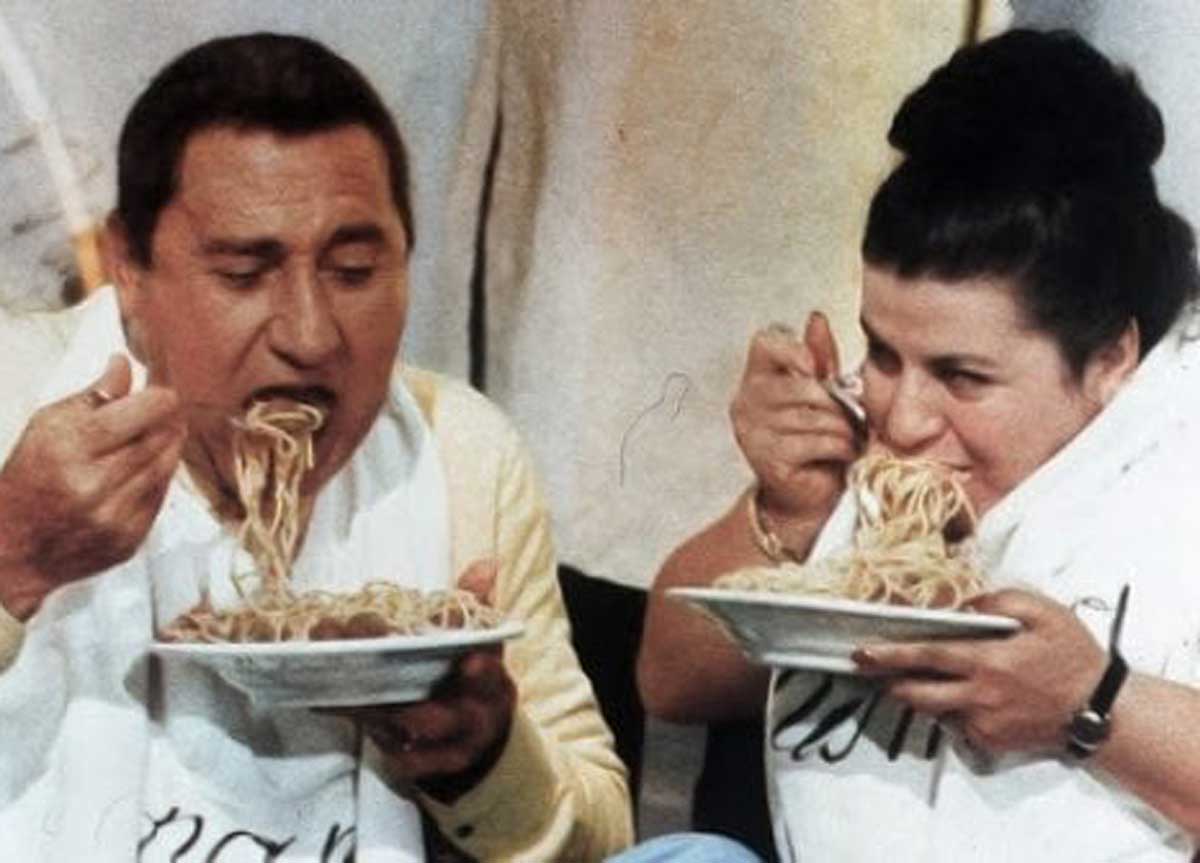 Alberto Sordi e Anna Longhi Alberto Sordi e Anna Longhi