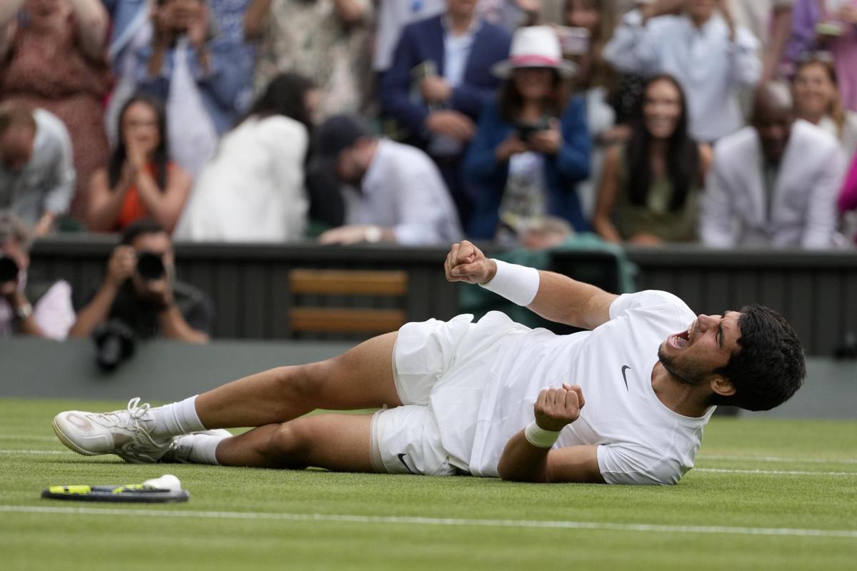Alcaraz Wimbledon vittoria
