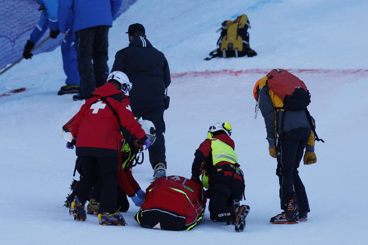 Aleksander Aamodt Kilde, terribile caduta a Wengen (foto Lapresse) Aleksander Aamodt Kilde, terribile caduta a Wengen (foto Lapresse)