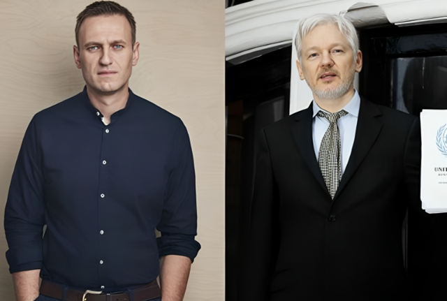ALEXEI NAVALNY E JULIAN ASSANGE ALEXEI NAVALNY E JULIAN ASSANGE