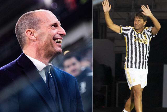 Max Allegri - Antonio Conte (foto Lapresse) Max Allegri - Antonio Conte (foto Lapresse)